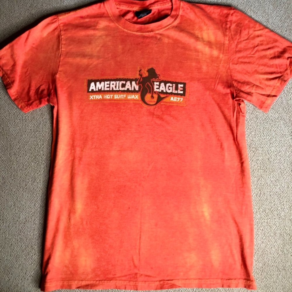 American Eagle Sunset Tie Dye Tee